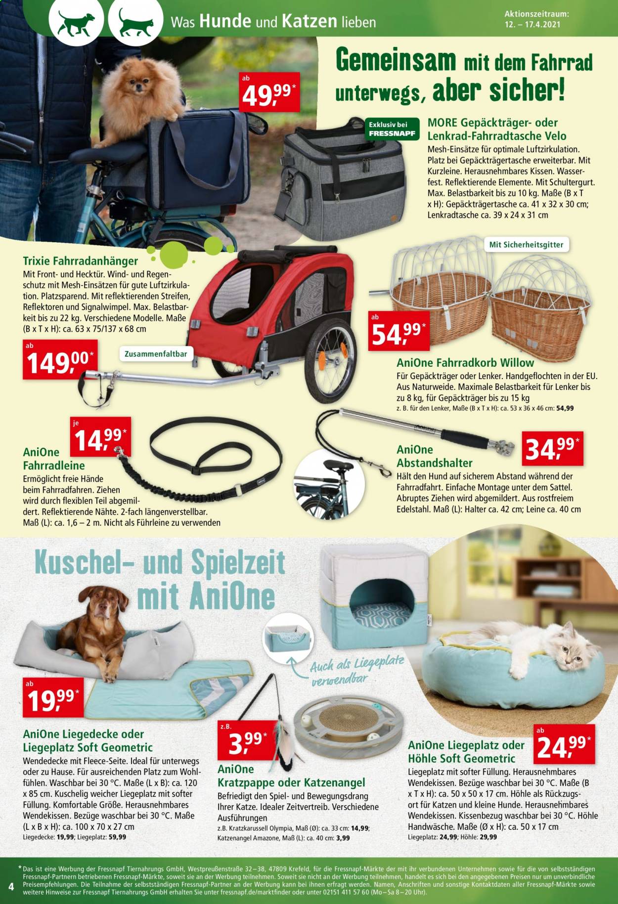 Fressnapf Prospekte  - 12.04.2021 - 17.04.2021. Seite 4
