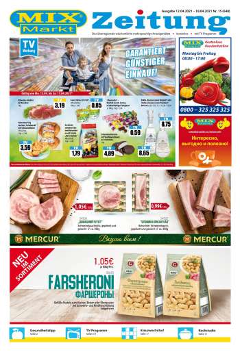 Prospekte Mix Markt - 12.4.2021 - 17.4.2021.