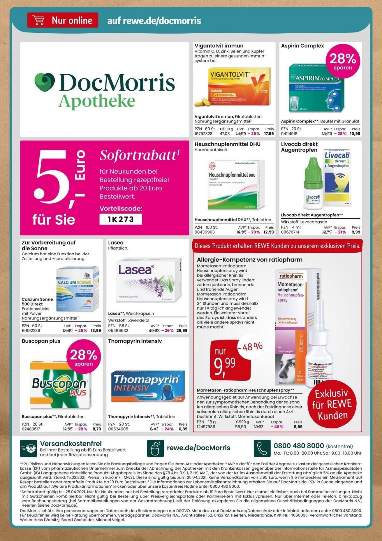 REWE Prospekte  - 12.04.2021 - 17.04.2021. Seite 21