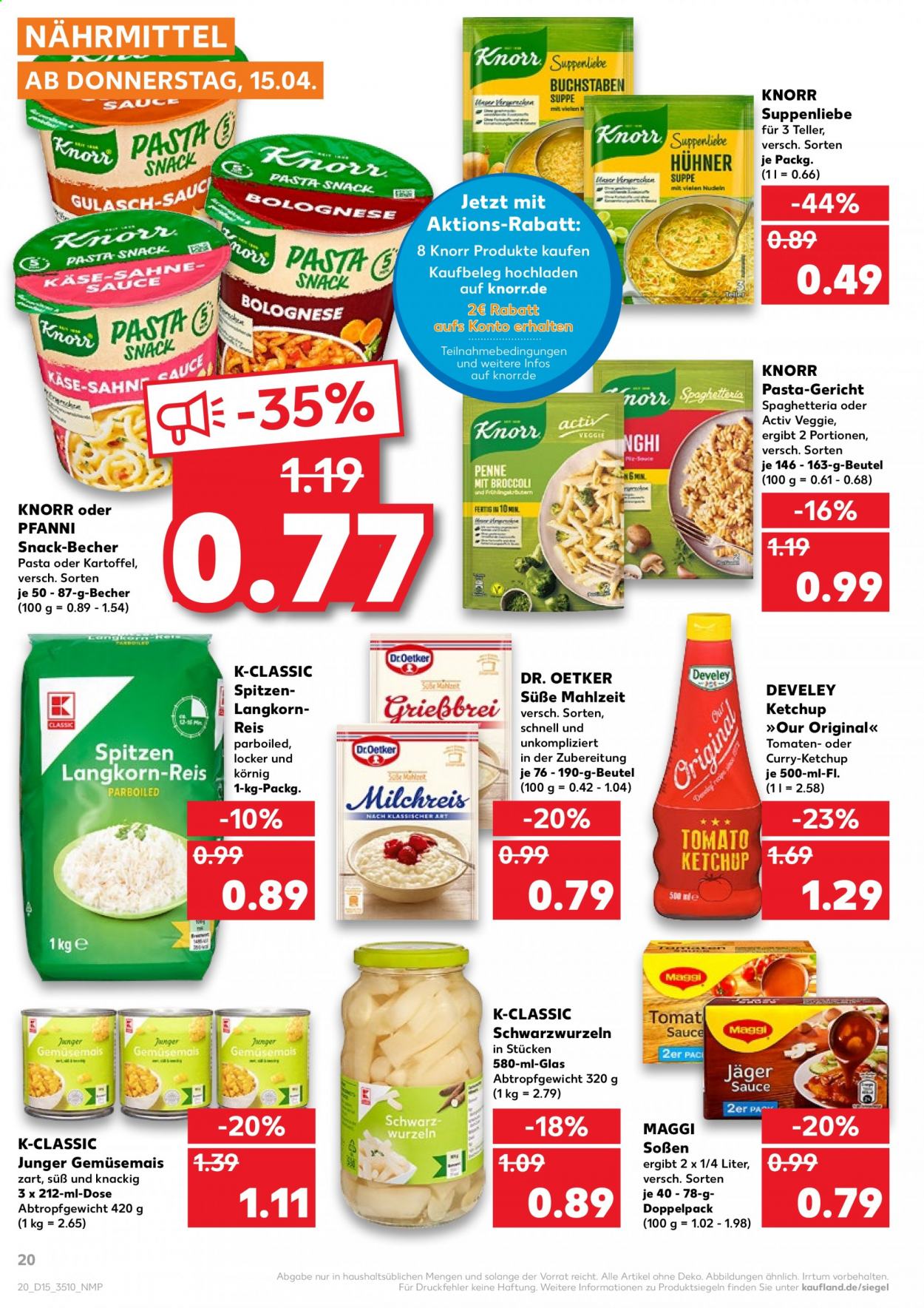 Kaufland Prospekte  - 15.04.2021 - 21.04.2021. Seite 20