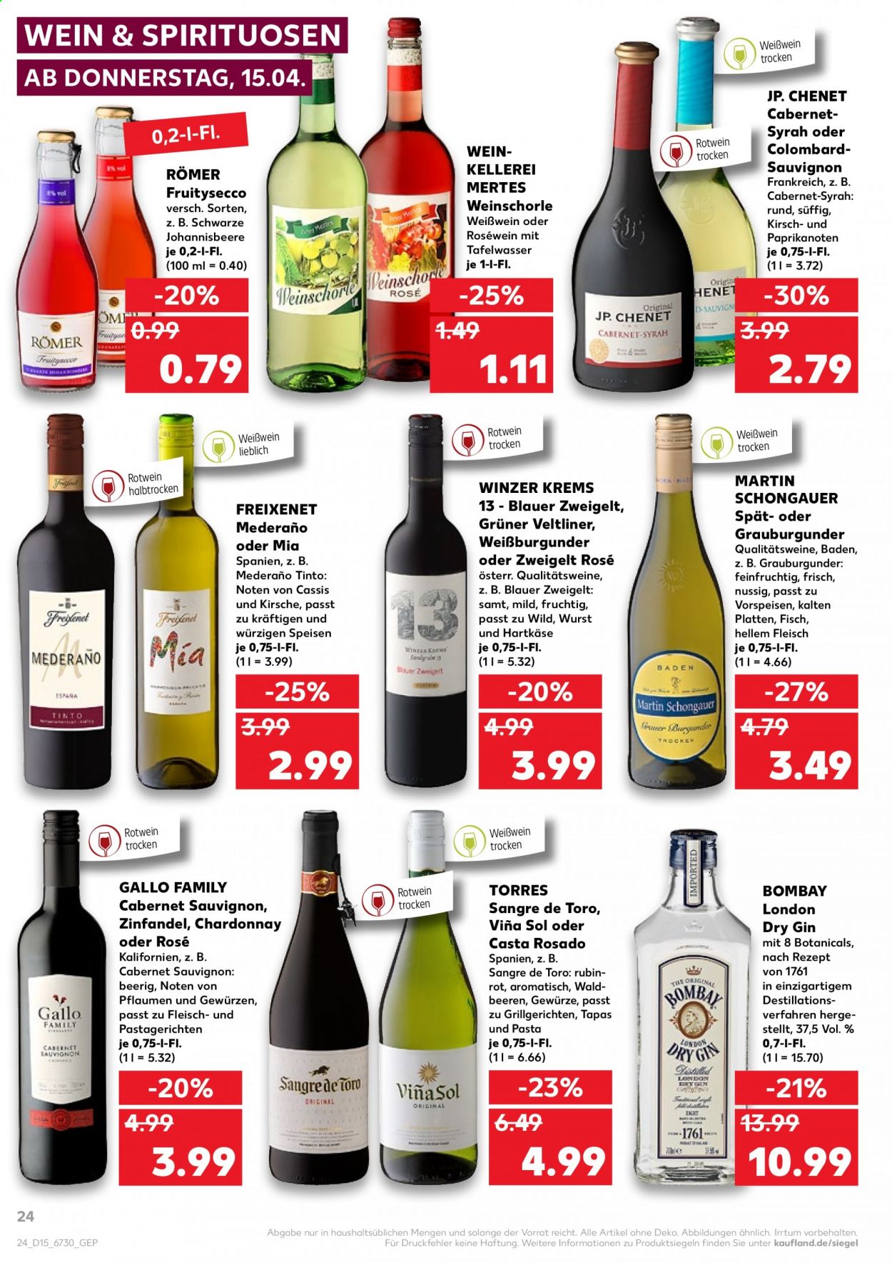 Kaufland Prospekte  - 15.04.2021 - 21.04.2021. Seite 24