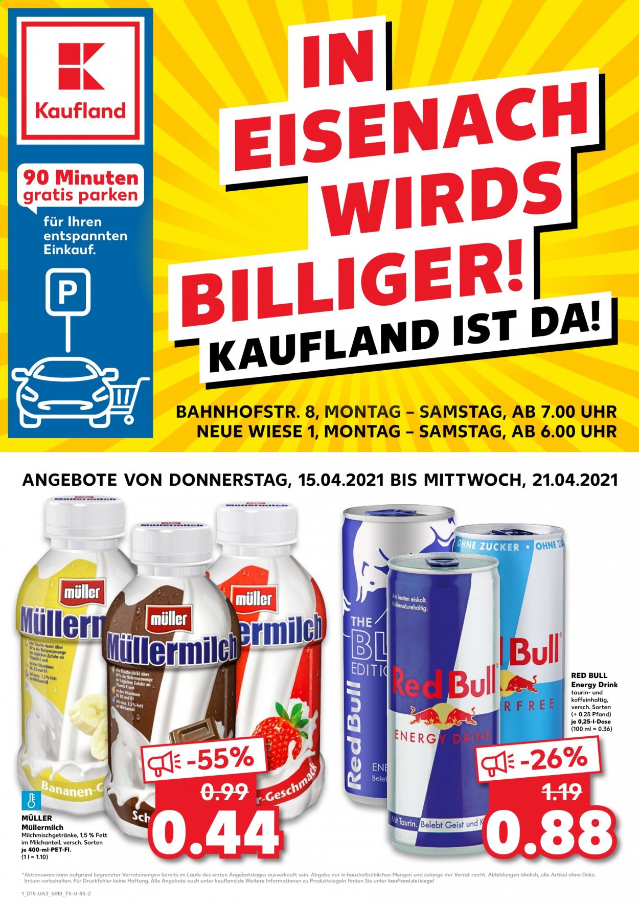 Kaufland Prospekte  - 15.04.2021 - 21.04.2021. Seite 1