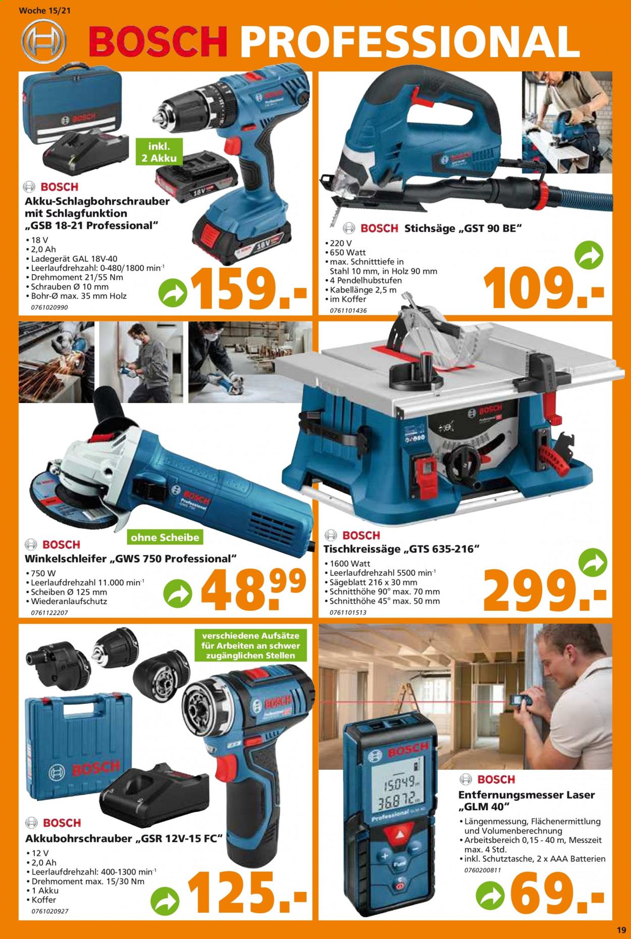 Globus Baumarkt Prospekte  - 13.04.2021 - 20.04.2021. Seite 19
