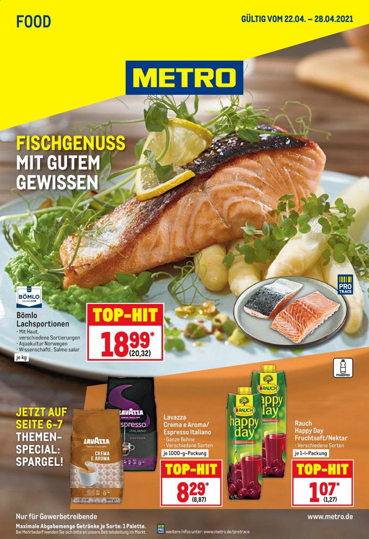 Metro Prospekte  - 22.04.2021 - 28.04.2021. Seite 1