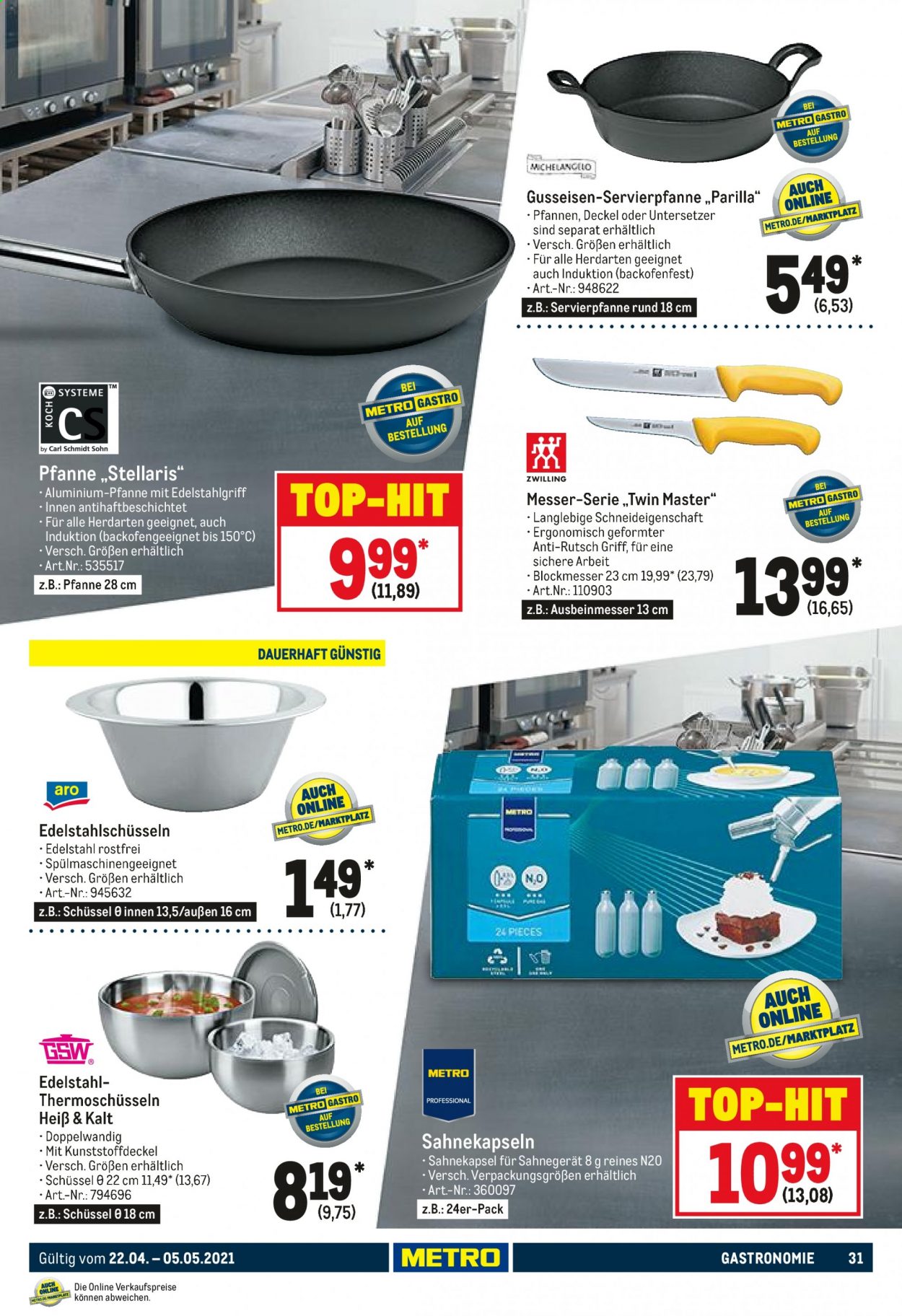 Metro Prospekte  - 22.04.2021 - 5.05.2021. Seite 31