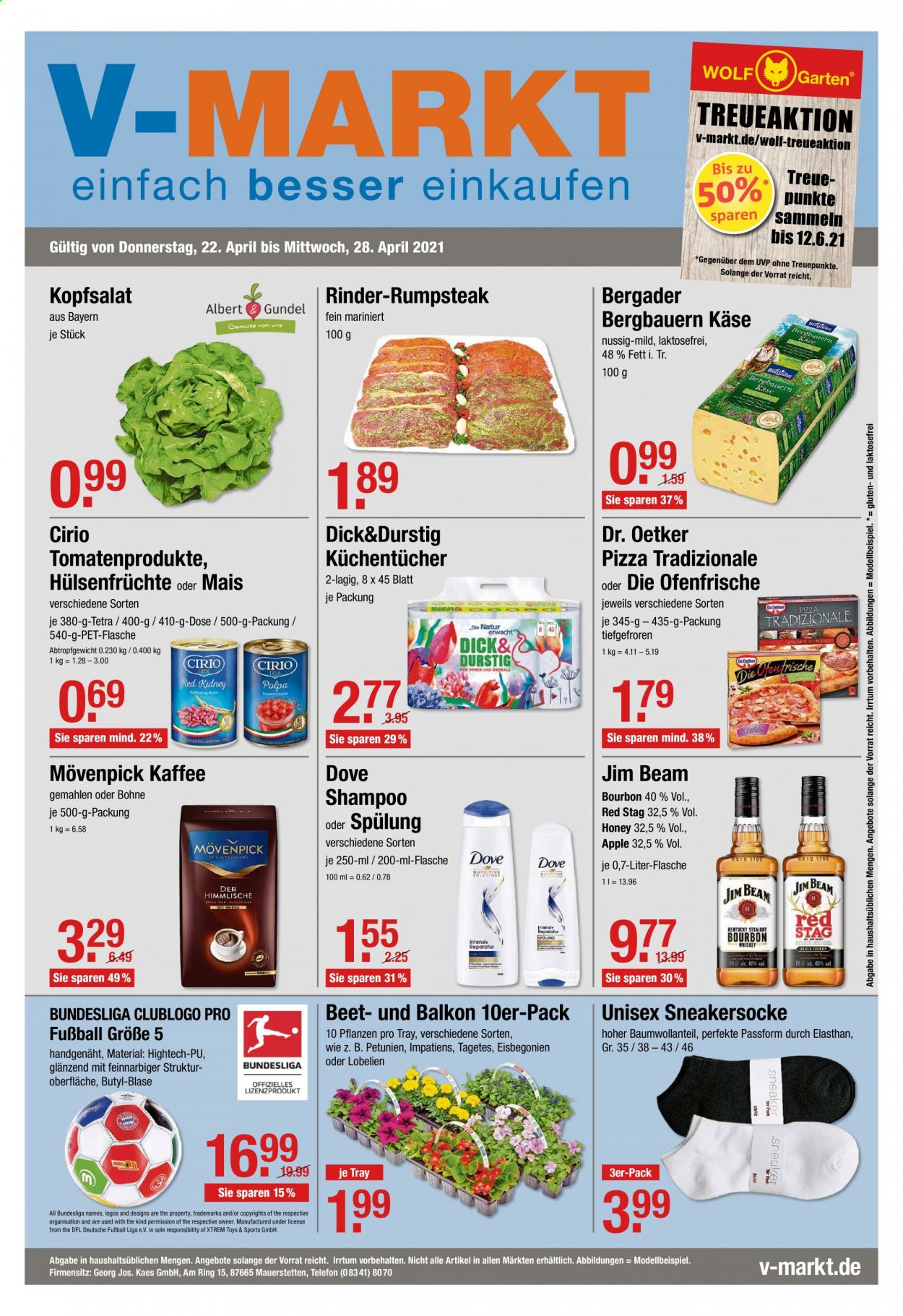 V-Markt Prospekte  - 22.04.2021 - 28.04.2021. Seite 1