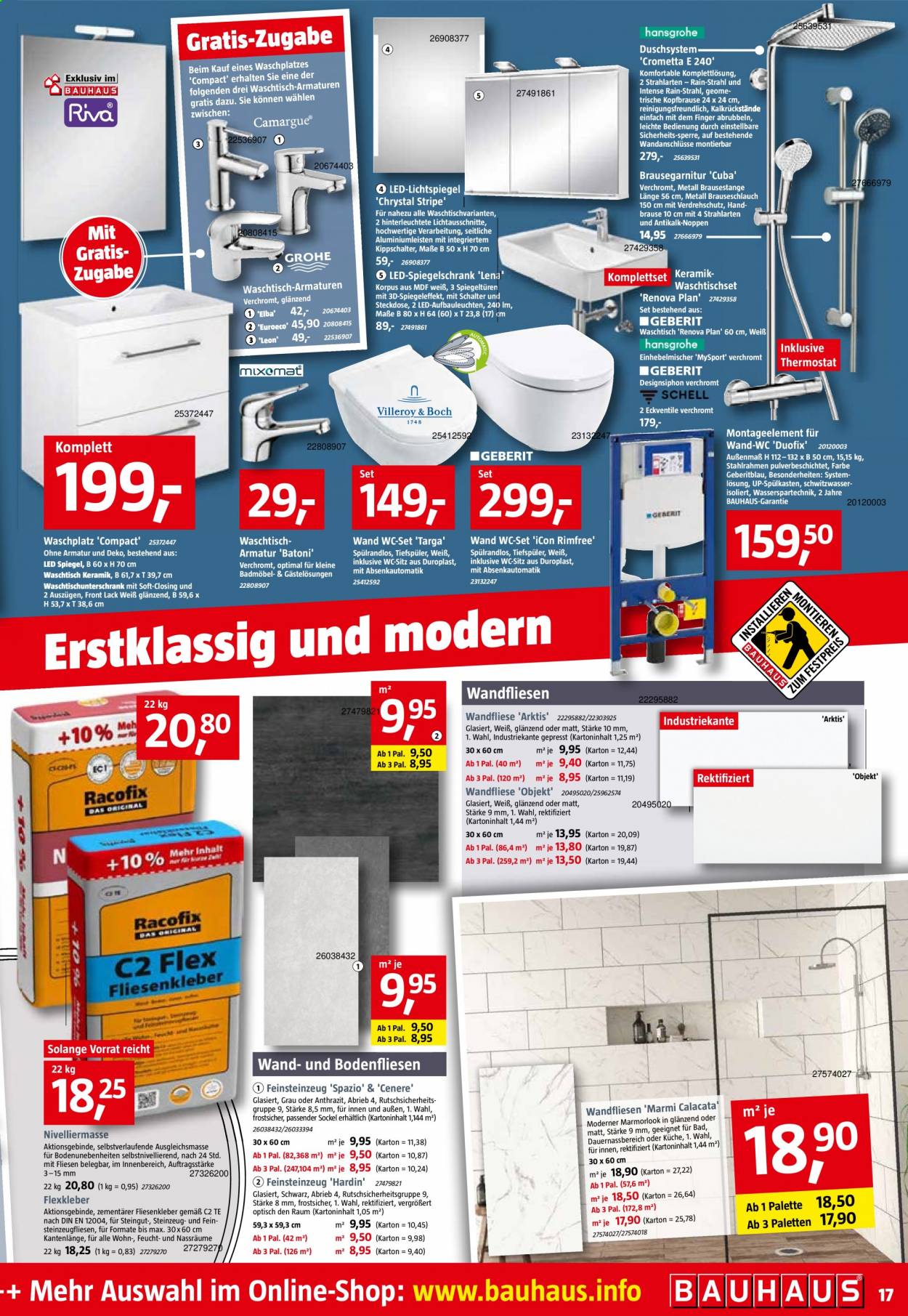 Bauhaus Prospekte  - 17.04.2021 - 1.05.2021. Seite 17