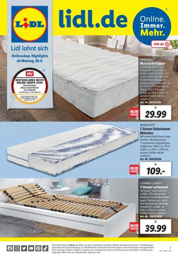 Prospekte Lidl - 26.4.2021 - 2.5.2021.