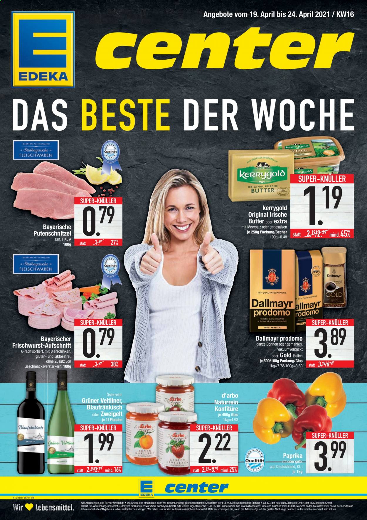 Edeka Prospekte  - 19.04.2021 - 24.04.2021. Seite 1