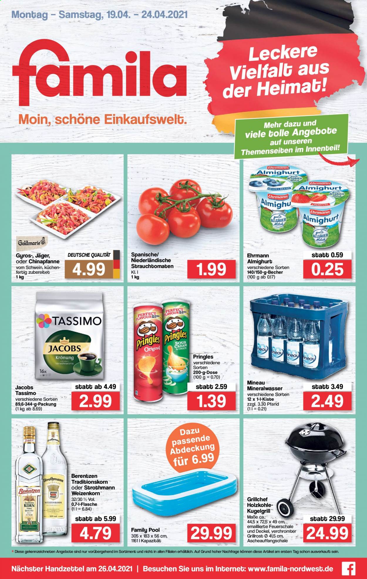 famila Prospekte  - 19.04.2021 - 24.04.2021. Seite 1
