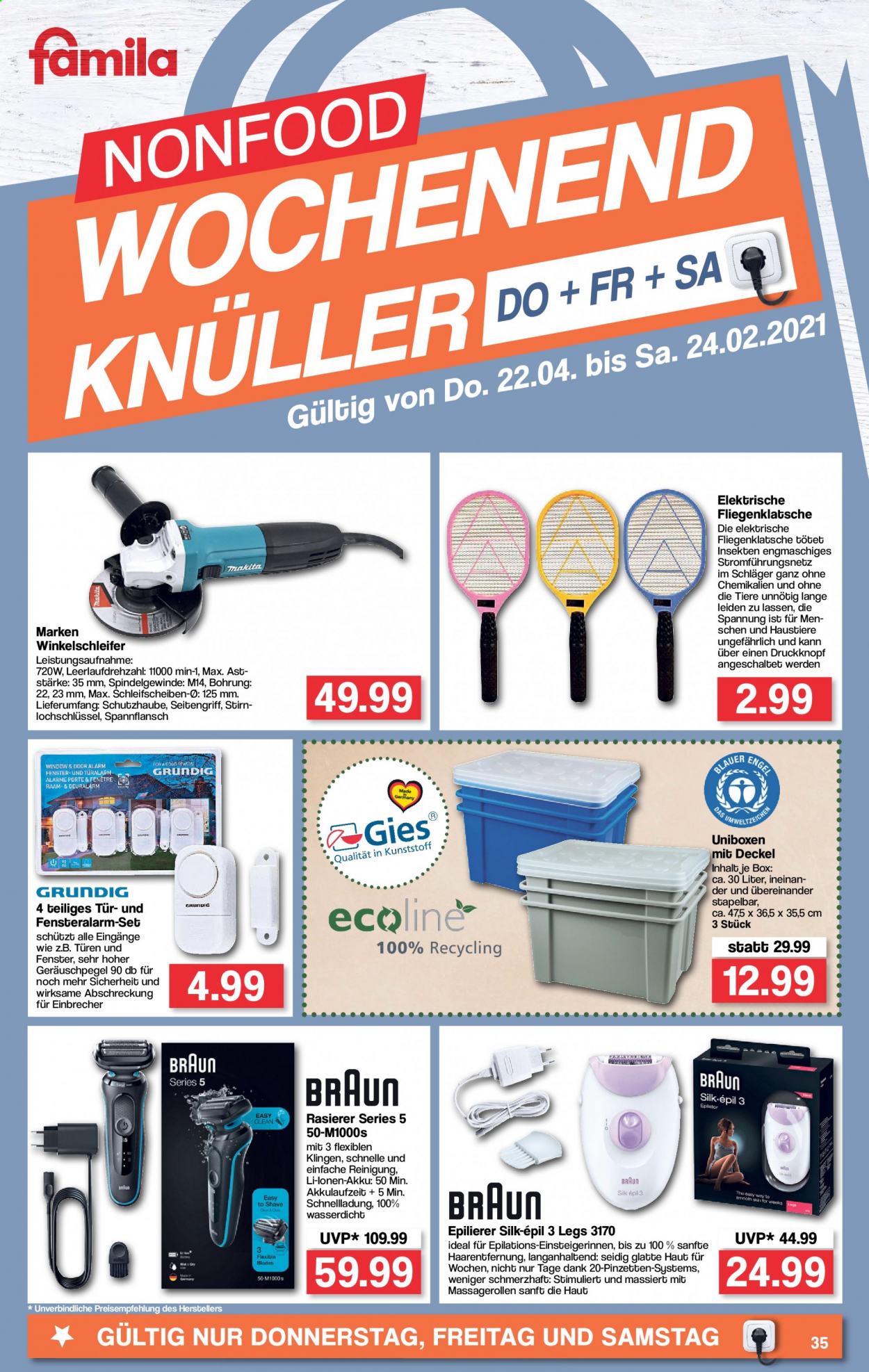 famila Prospekte  - 19.04.2021 - 24.04.2021. Seite 35