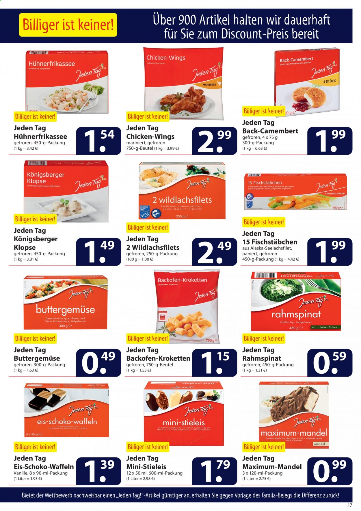famila Prospekte  - 19.04.2021 - 24.04.2021. Seite 17