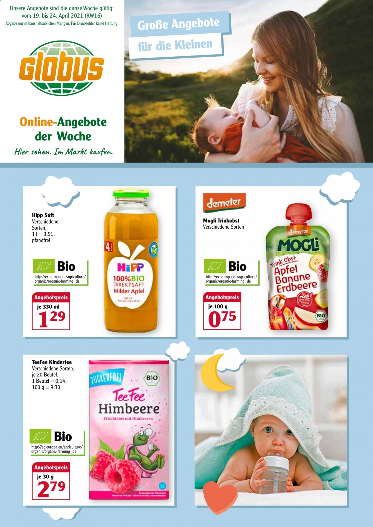 Globus Prospekte  - 19.04.2021 - 24.04.2021. Seite 1