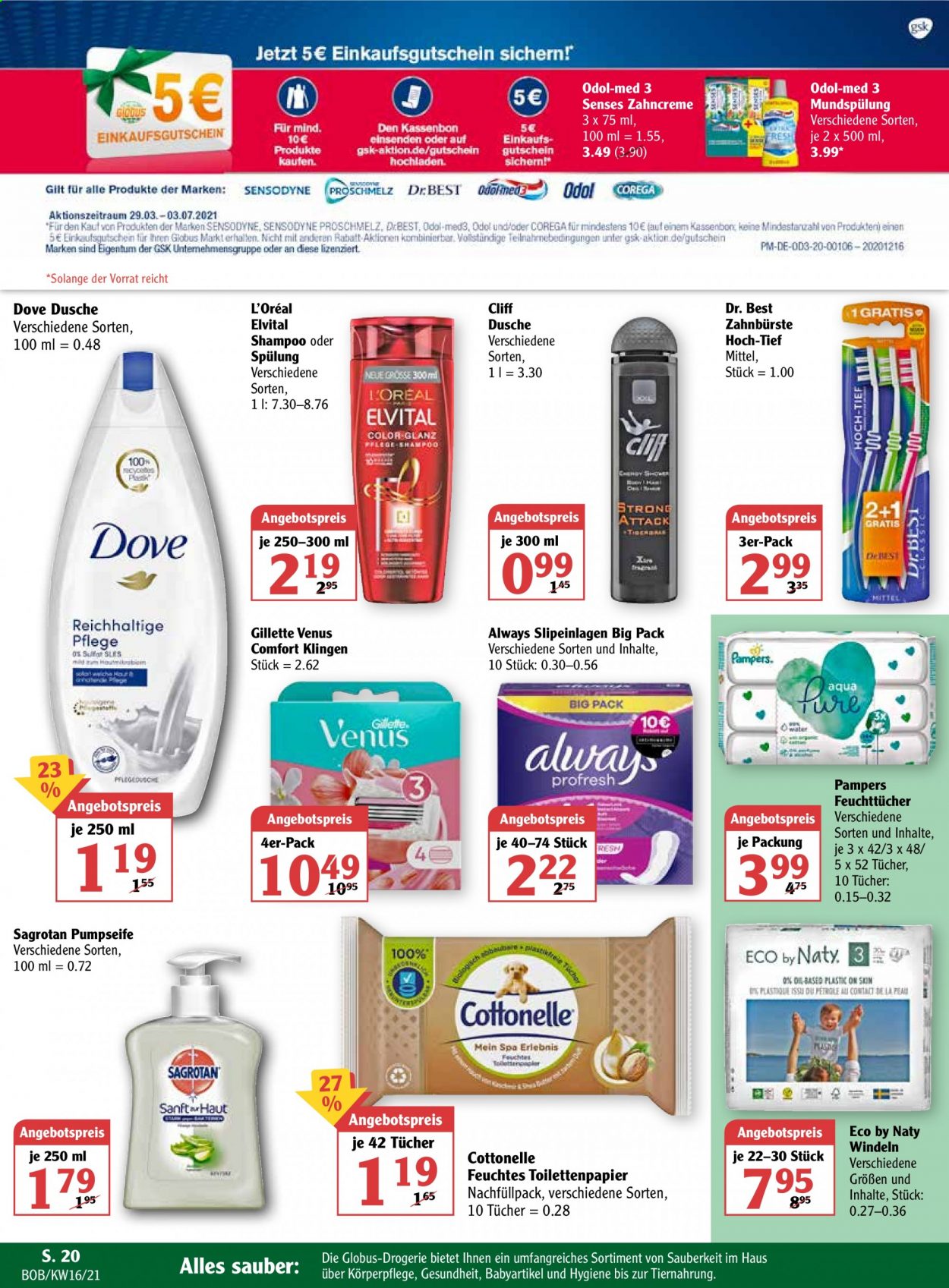 Globus Prospekte  - 19.04.2021 - 24.04.2021. Seite 20