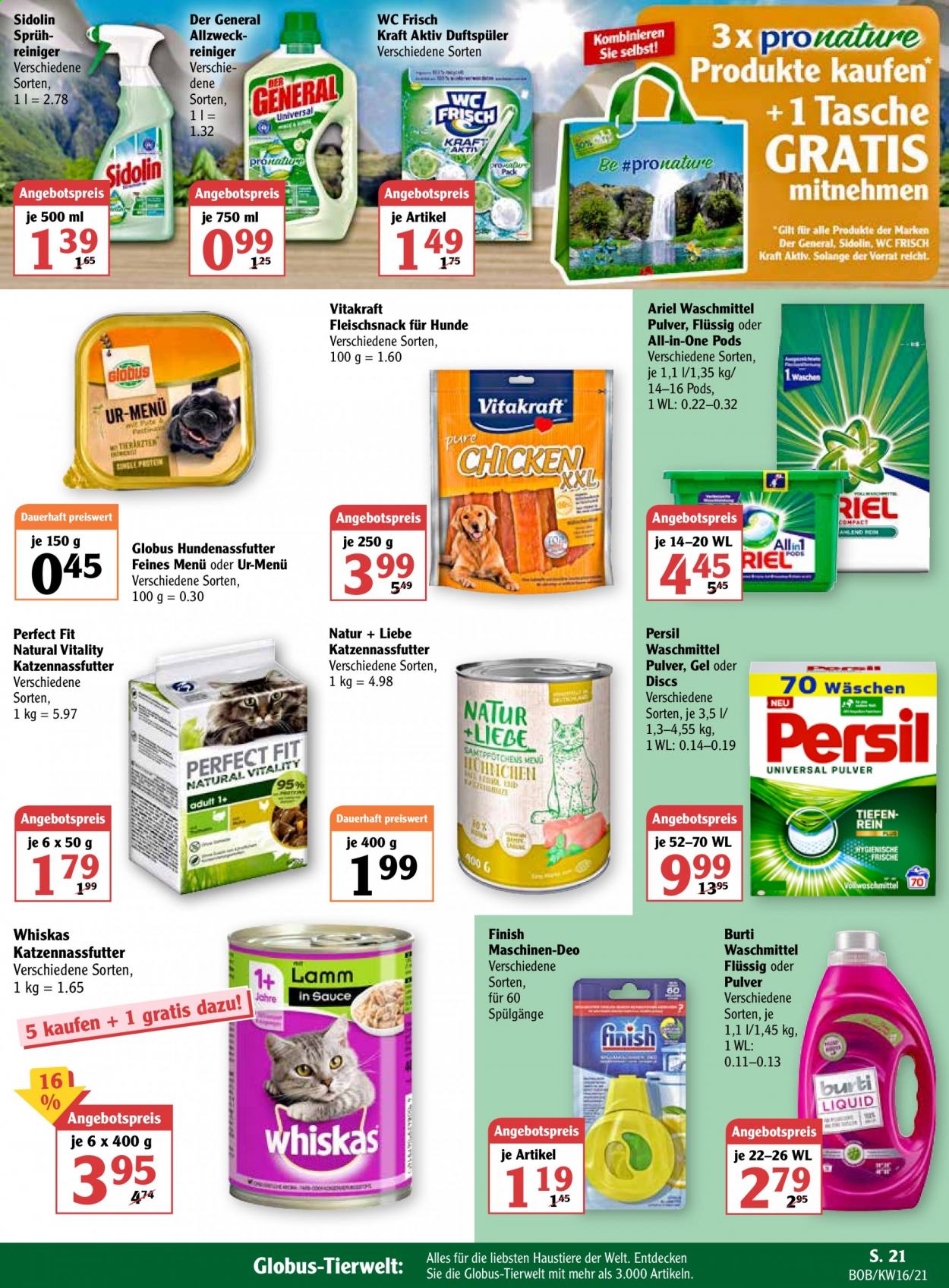 Globus Prospekte  - 19.04.2021 - 24.04.2021. Seite 21
