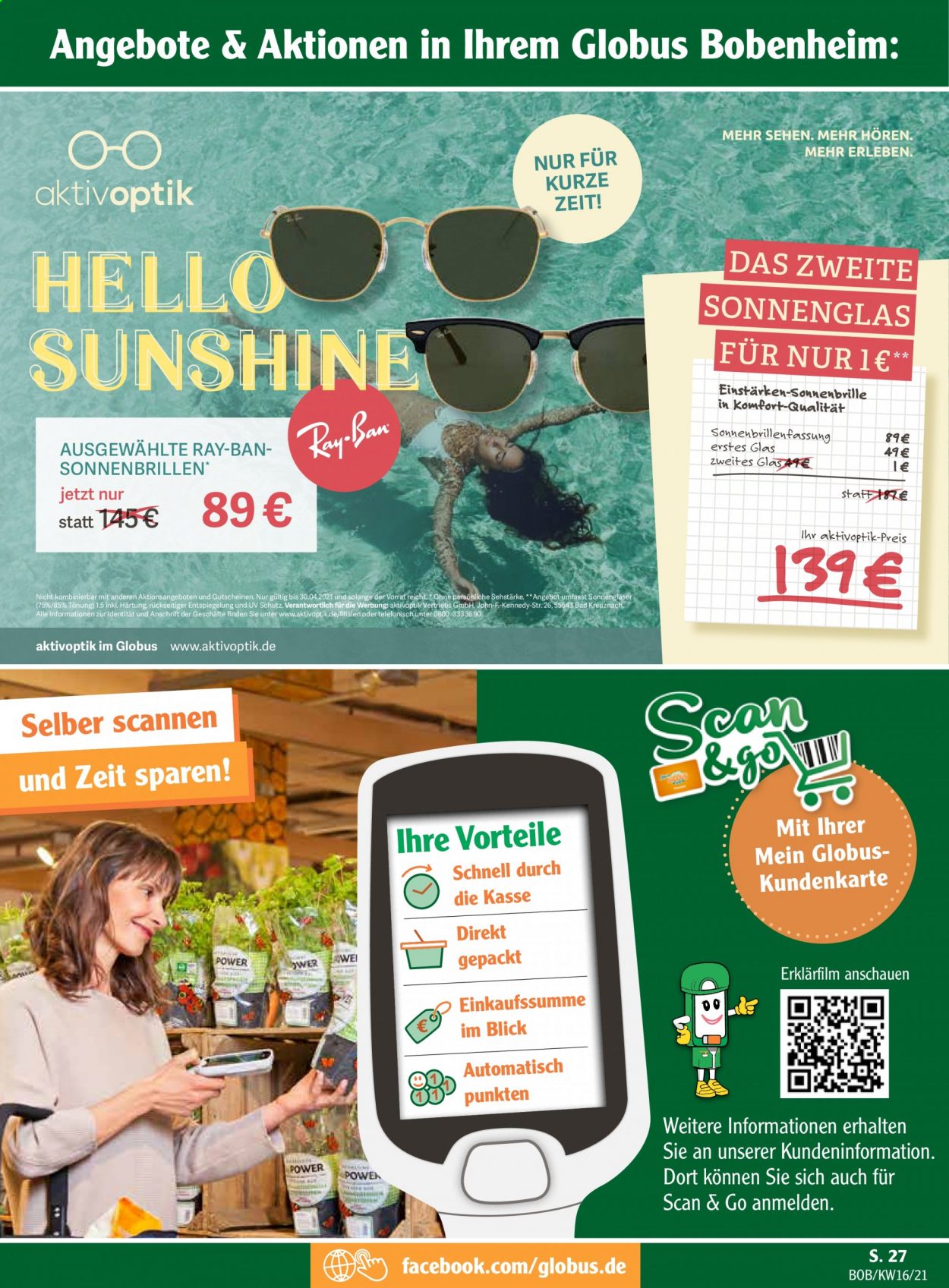 Globus Prospekte  - 19.04.2021 - 24.04.2021. Seite 27