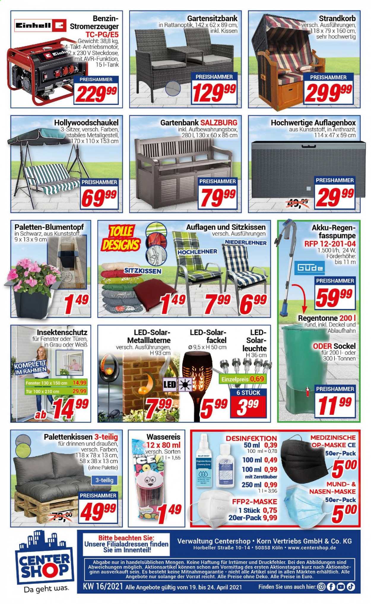 CENTERSHOP Prospekte  - 19.04.2021 - 24.04.2021. Seite 20