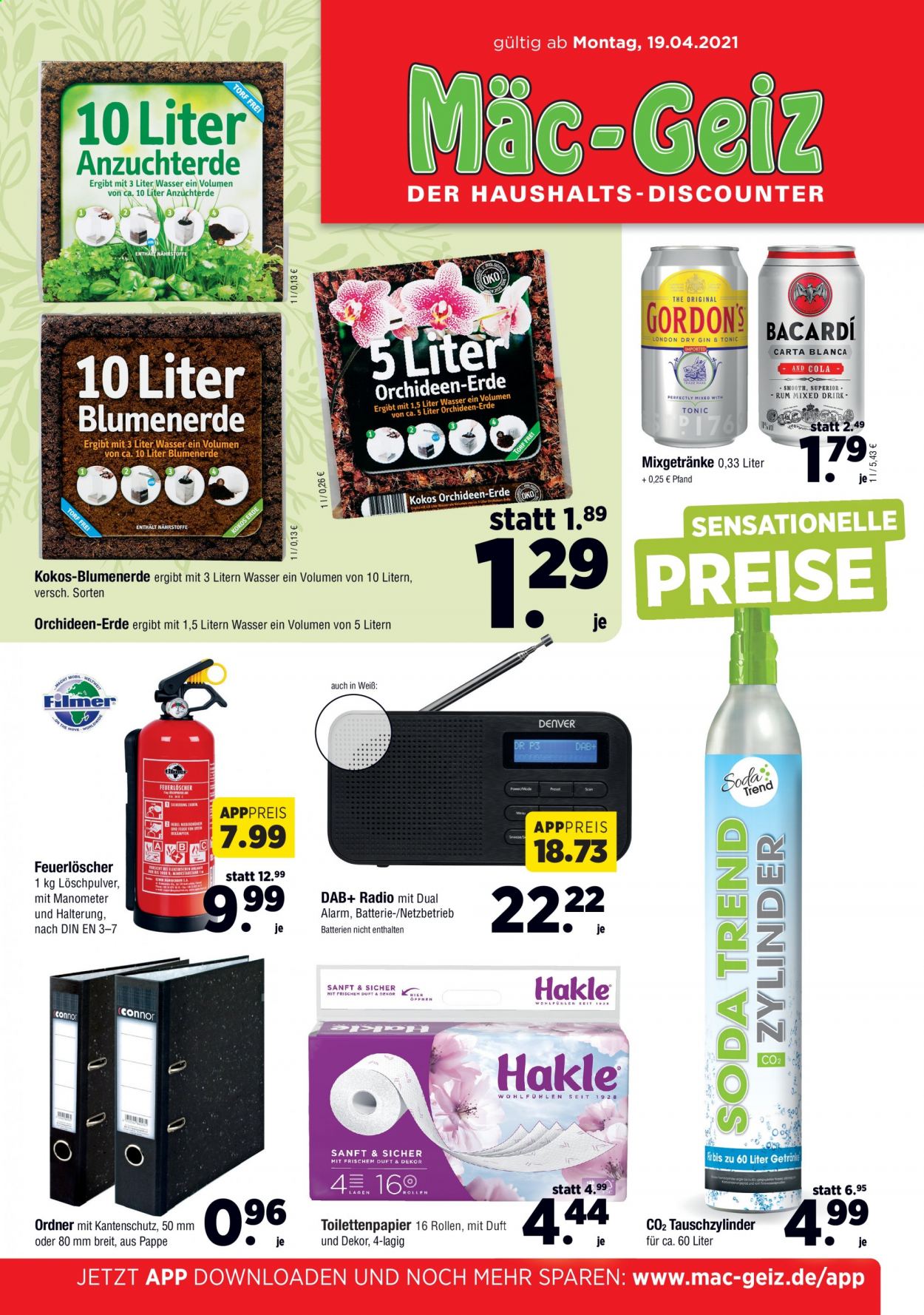 Mäc-Geiz Prospekte  - 19.04.2021 - 24.04.2021. Seite 1