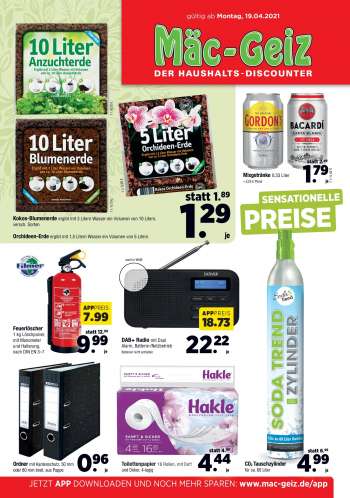 Prospekte Mäc-Geiz - 19.4.2021 - 24.4.2021.