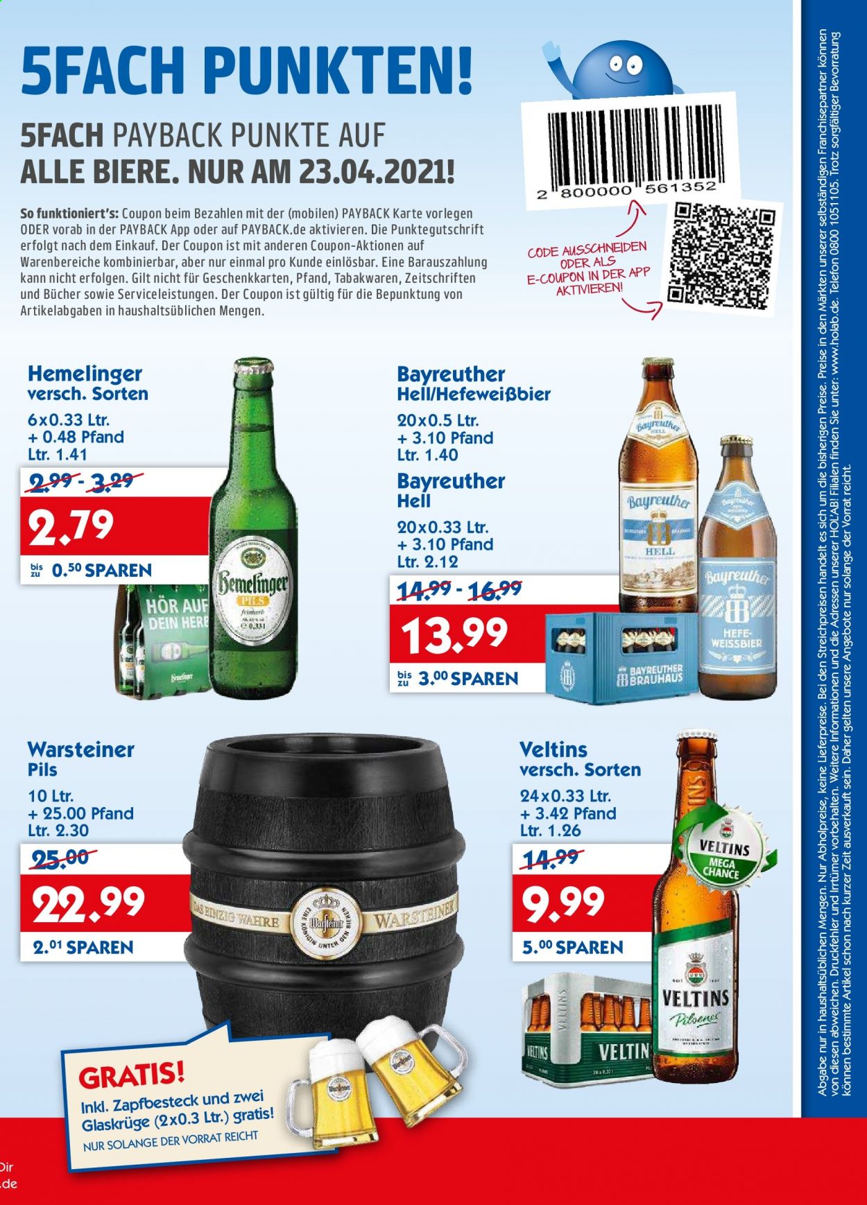 Hol'ab! Getränkemarkt Prospekte  - 19.04.2021 - 24.04.2021. Seite 2