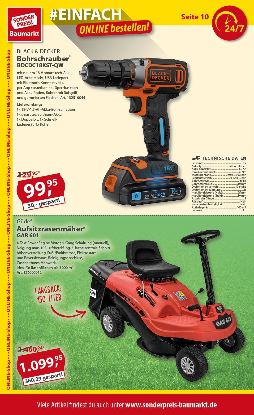 Sonderpreis-Baumarkt Prospekte  - 17.04.2021 - 23.04.2021. Seite 10
