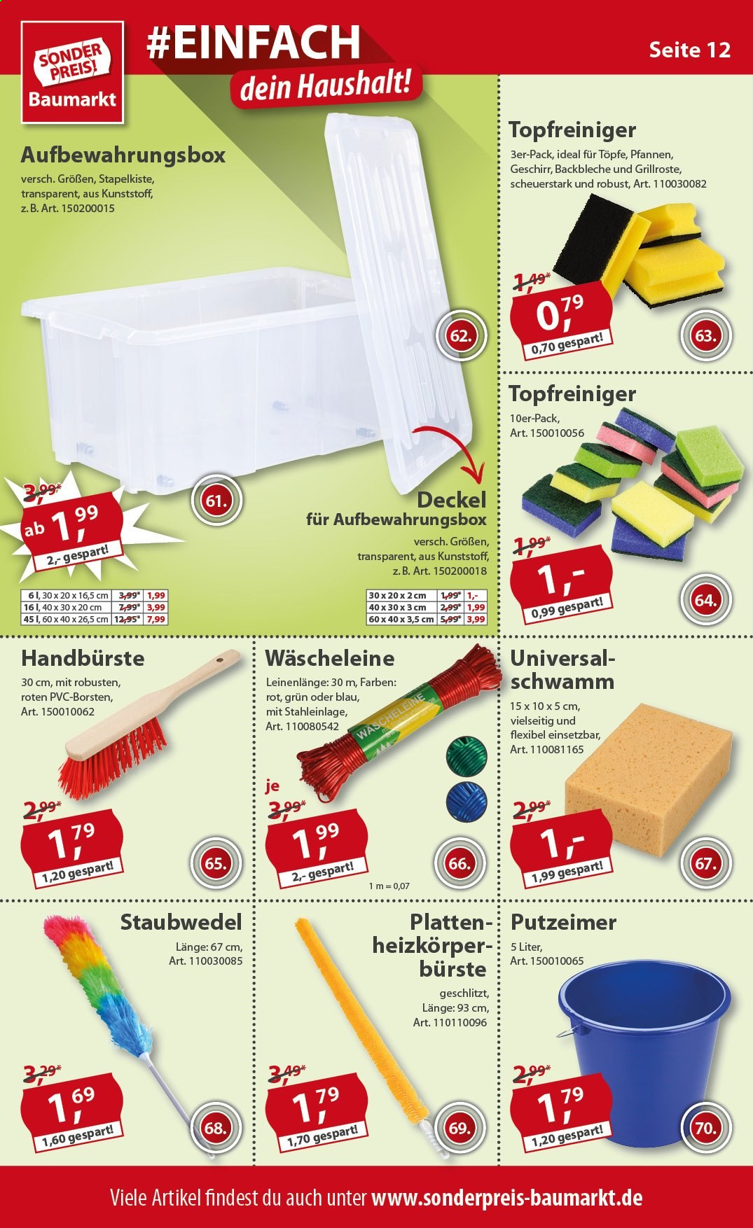 Sonderpreis-Baumarkt Prospekte  - 17.04.2021 - 23.04.2021. Seite 12