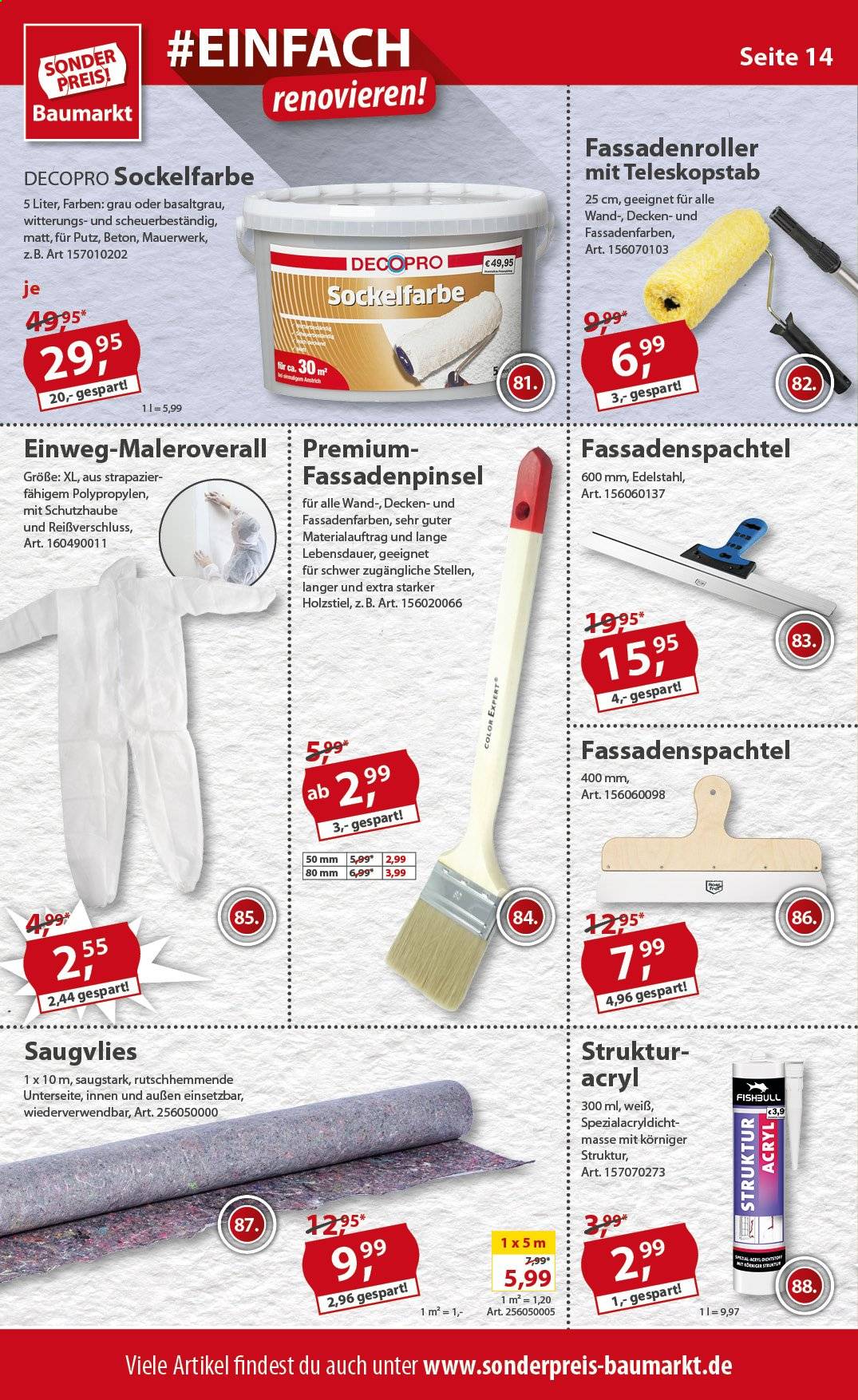 Sonderpreis-Baumarkt Prospekte  - 17.04.2021 - 23.04.2021. Seite 14