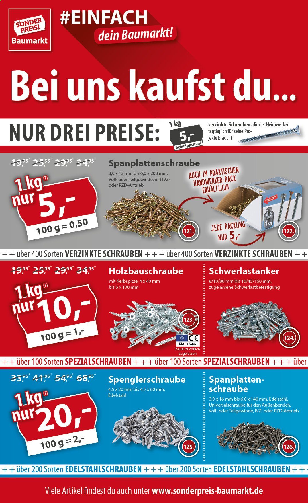 Sonderpreis-Baumarkt Prospekte  - 17.04.2021 - 23.04.2021. Seite 20