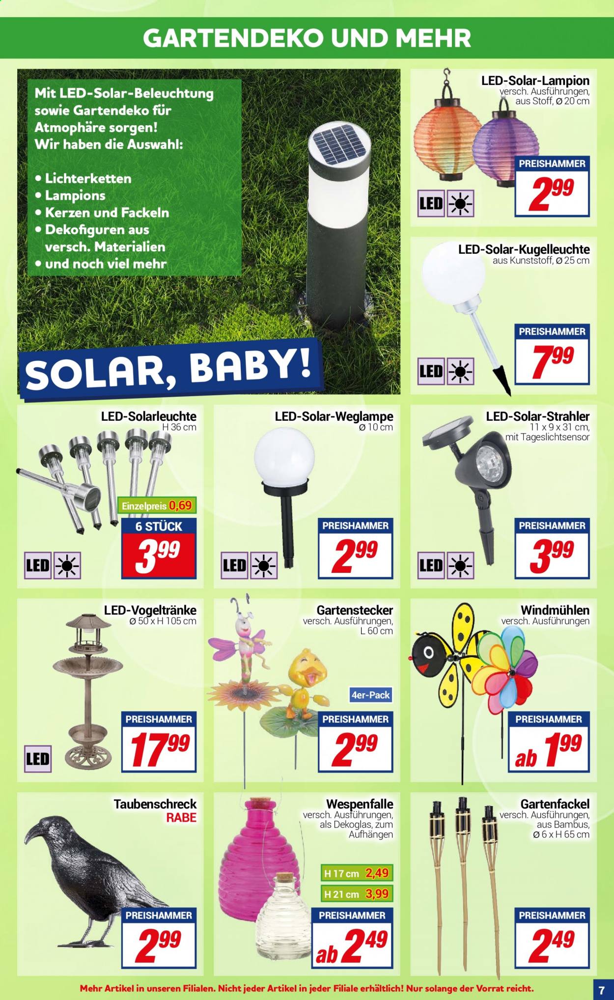 thumbnail - Prospekte CENTERSHOP - Produkte in Aktion - Kerze, Solarleuchte. Seite 7.