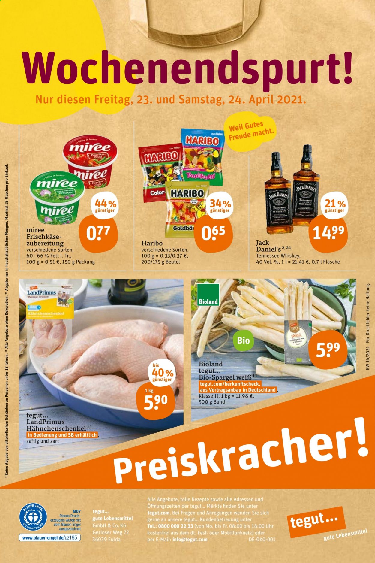tegut... Prospekte  - 19.04.2021 - 24.04.2021. Seite 28