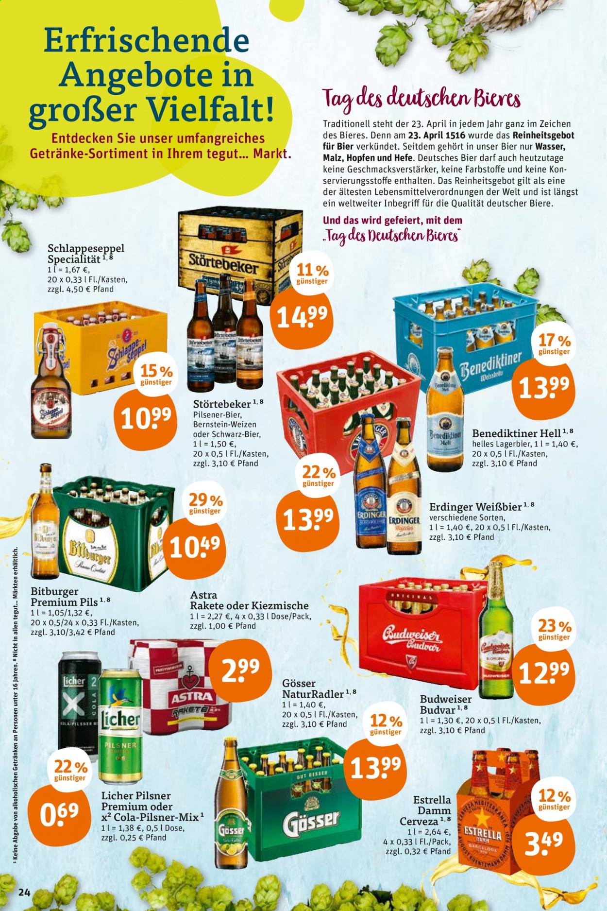 tegut... Prospekte  - 19.04.2021 - 24.04.2021. Seite 24
