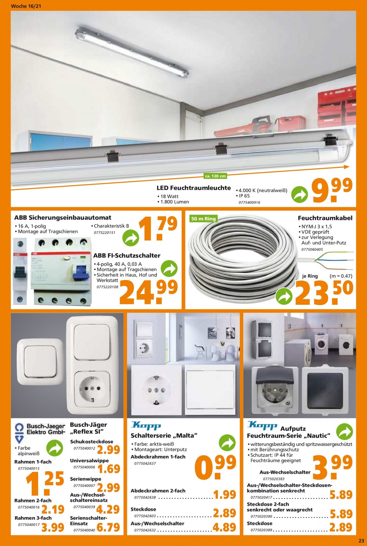 Globus Baumarkt Prospekte  - 19.04.2021 - 24.04.2021. Seite 23
