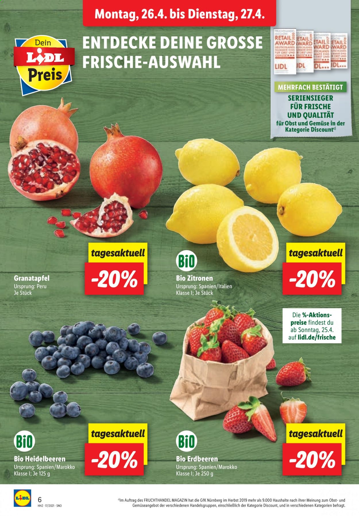 Lidl Prospekte  - 26.04.2021 - 1.05.2021. Seite 6