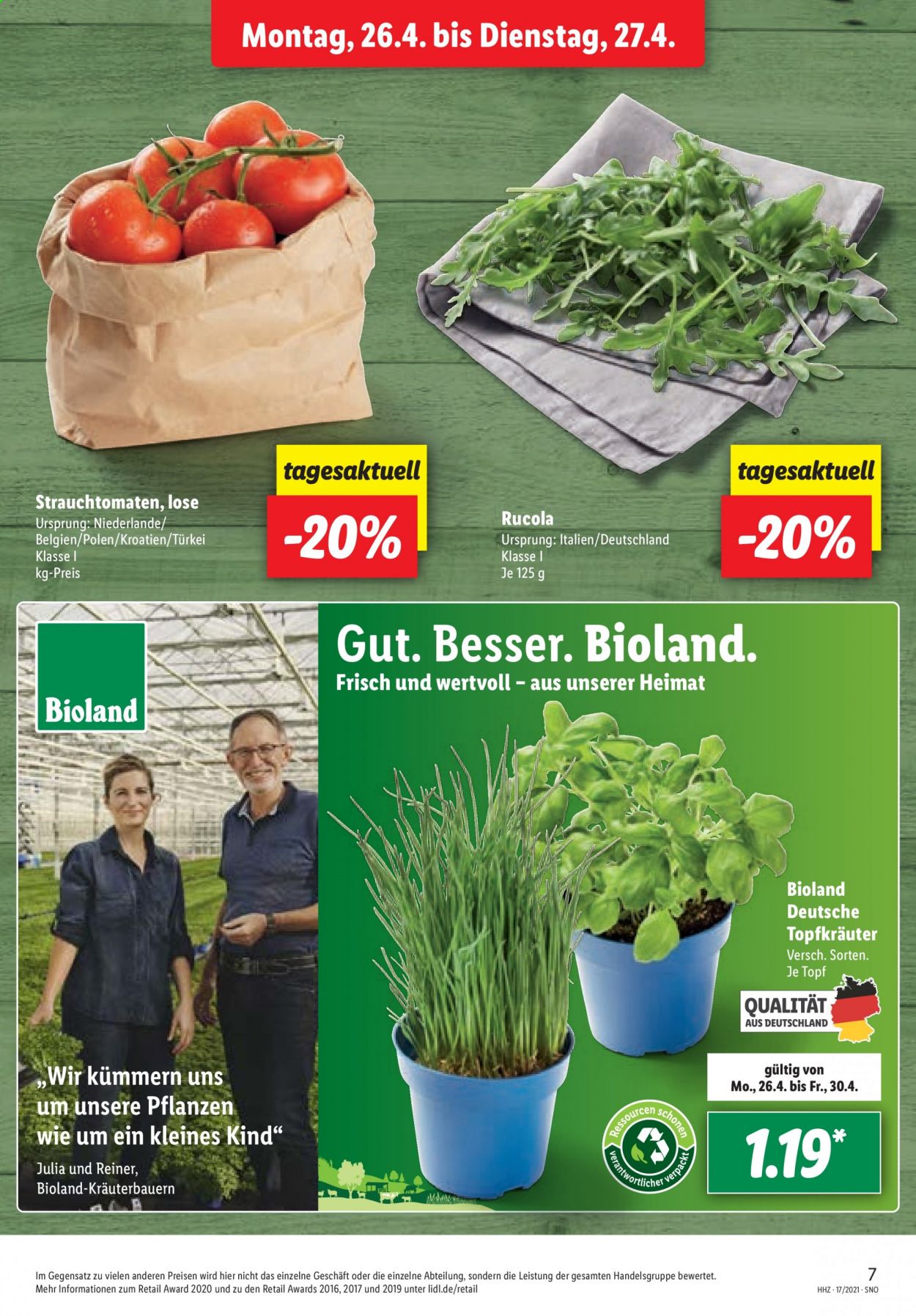 Lidl Prospekte  - 26.04.2021 - 1.05.2021. Seite 7