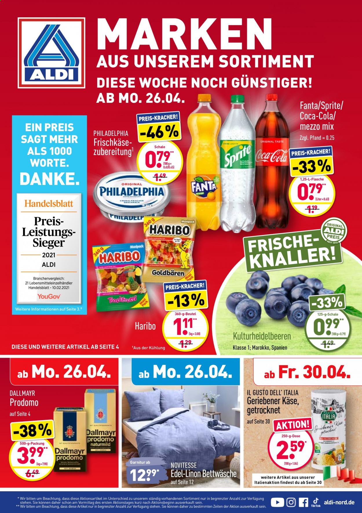 ALDI Nord Prospekte  - 26.04.2021 - 30.04.2021. Seite 1