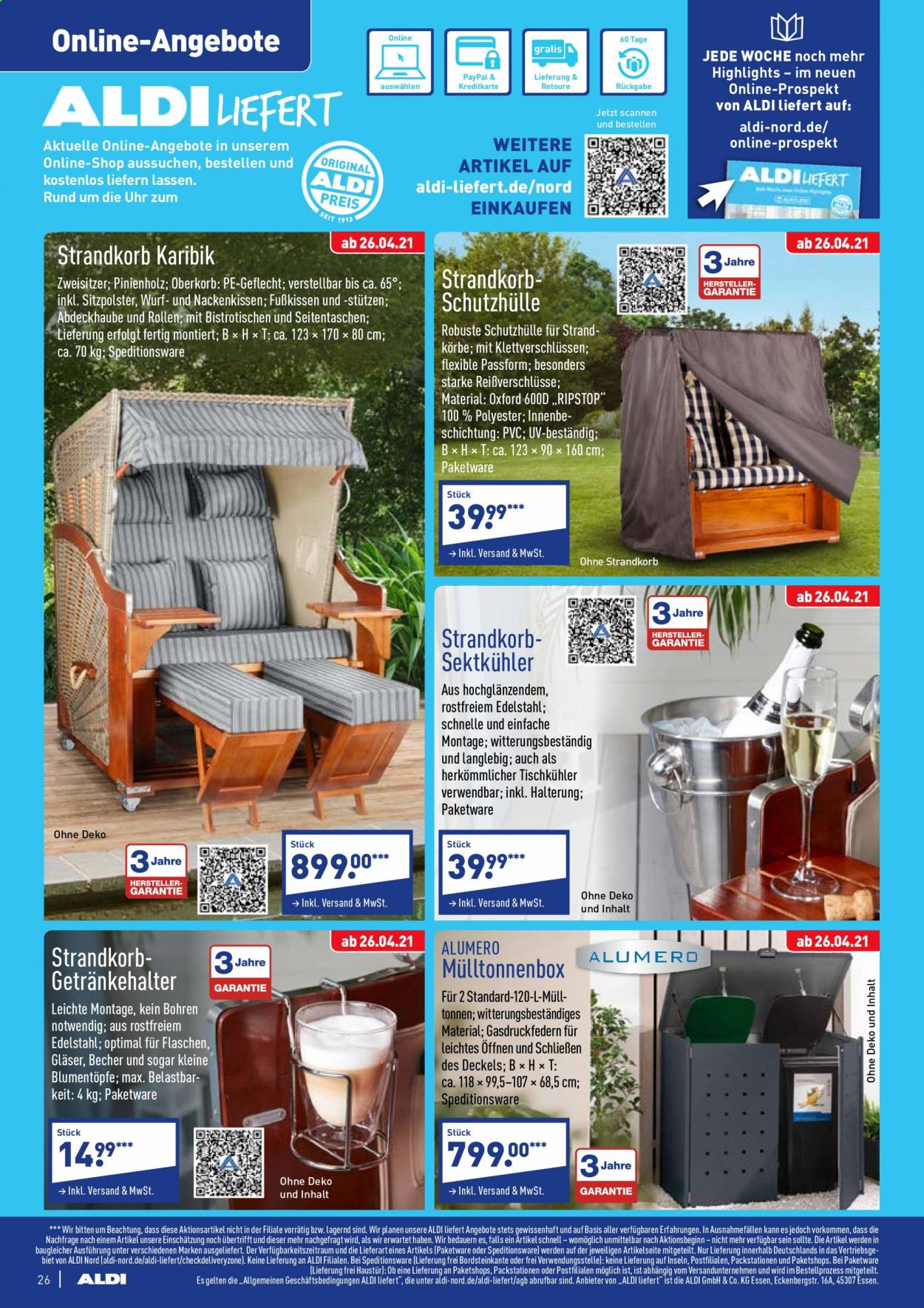 ALDI Nord Prospekte  - 26.04.2021 - 30.04.2021. Seite 26