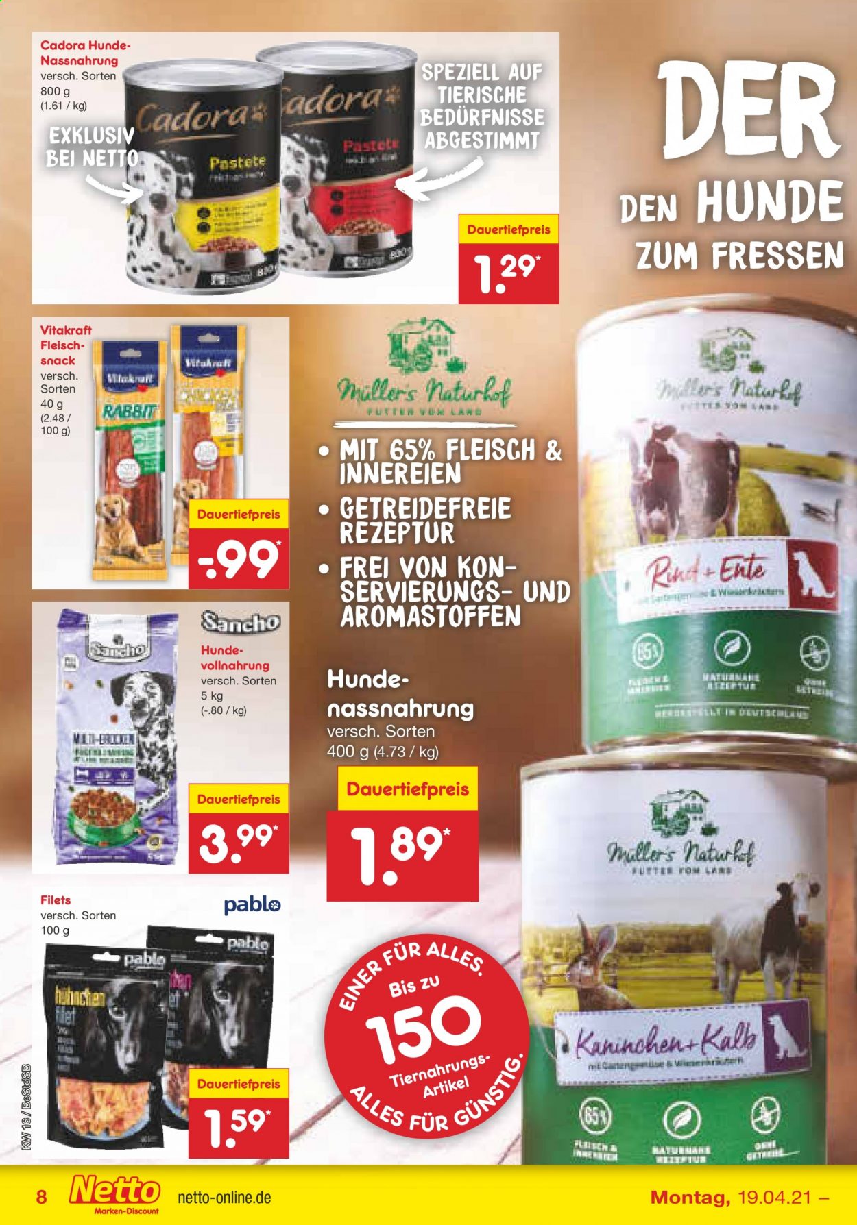 Netto Marken-Discount Prospekte  - 19.04.2021 - 24.04.2021. Seite 8