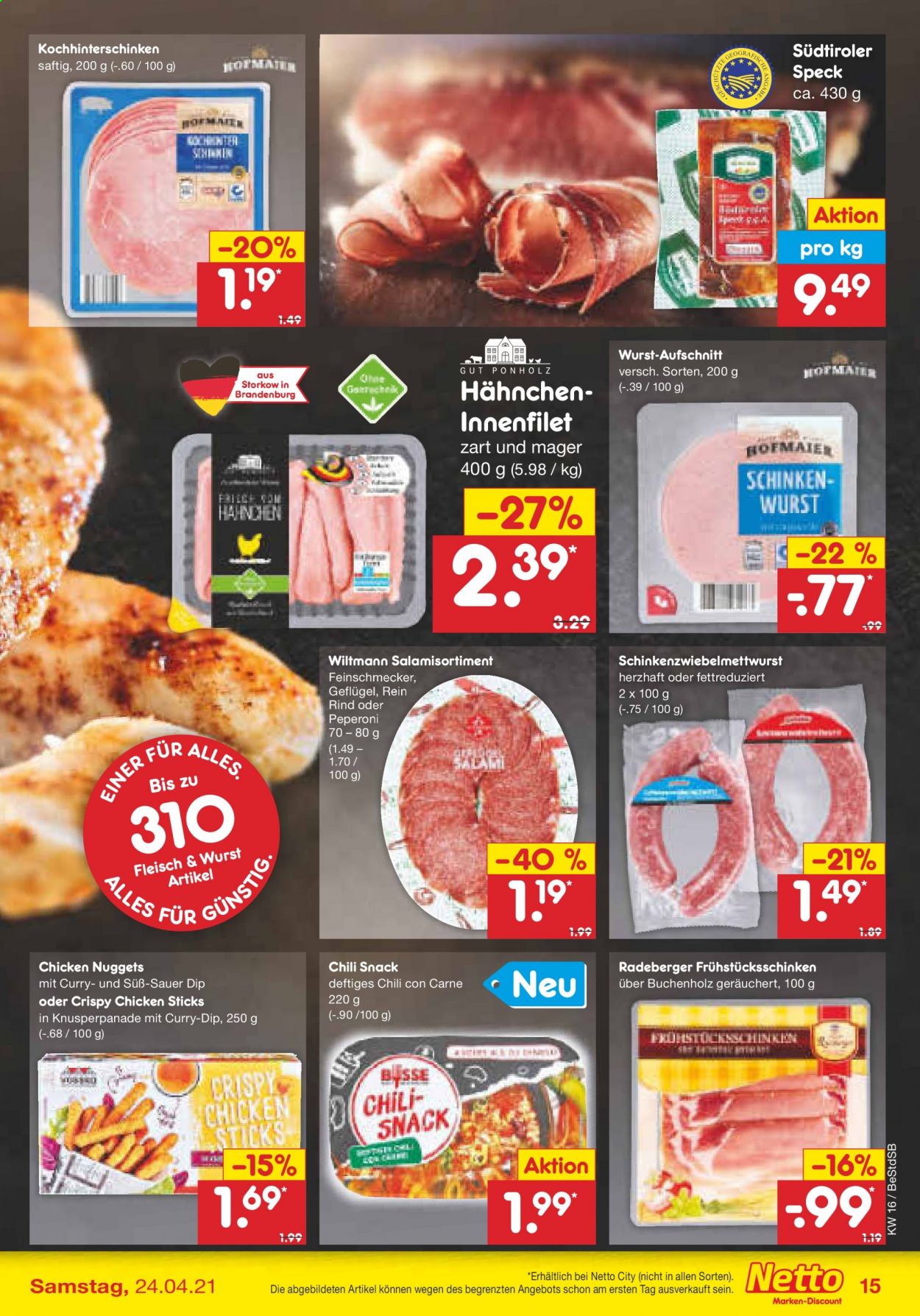 Netto Marken-Discount Prospekte  - 19.04.2021 - 24.04.2021. Seite 15
