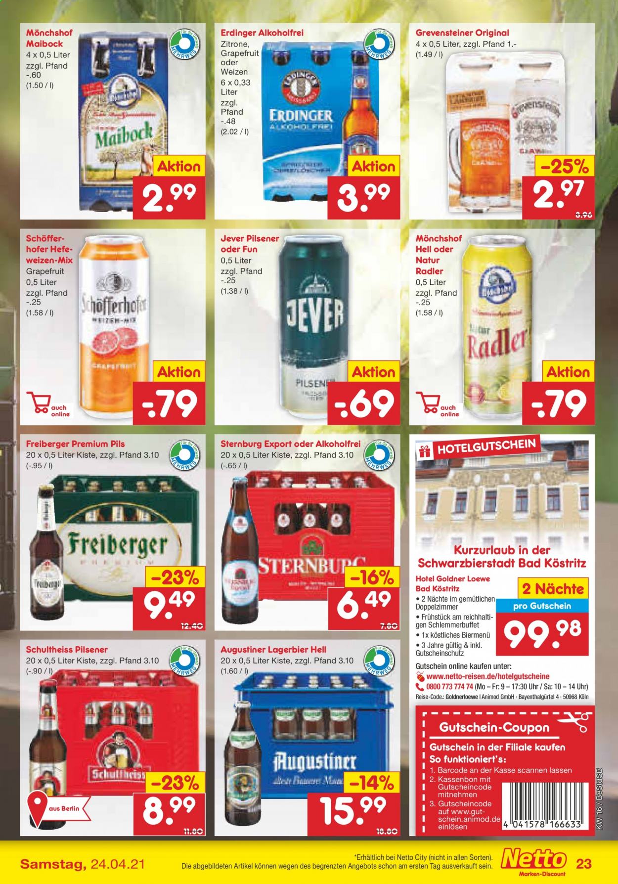 Netto Marken-Discount Prospekte  - 19.04.2021 - 24.04.2021. Seite 23