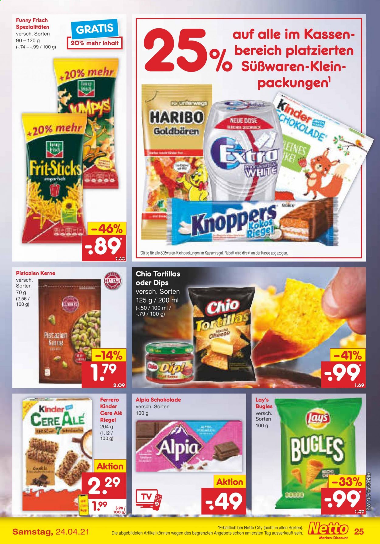 Netto Marken-Discount Prospekte  - 19.04.2021 - 24.04.2021. Seite 25