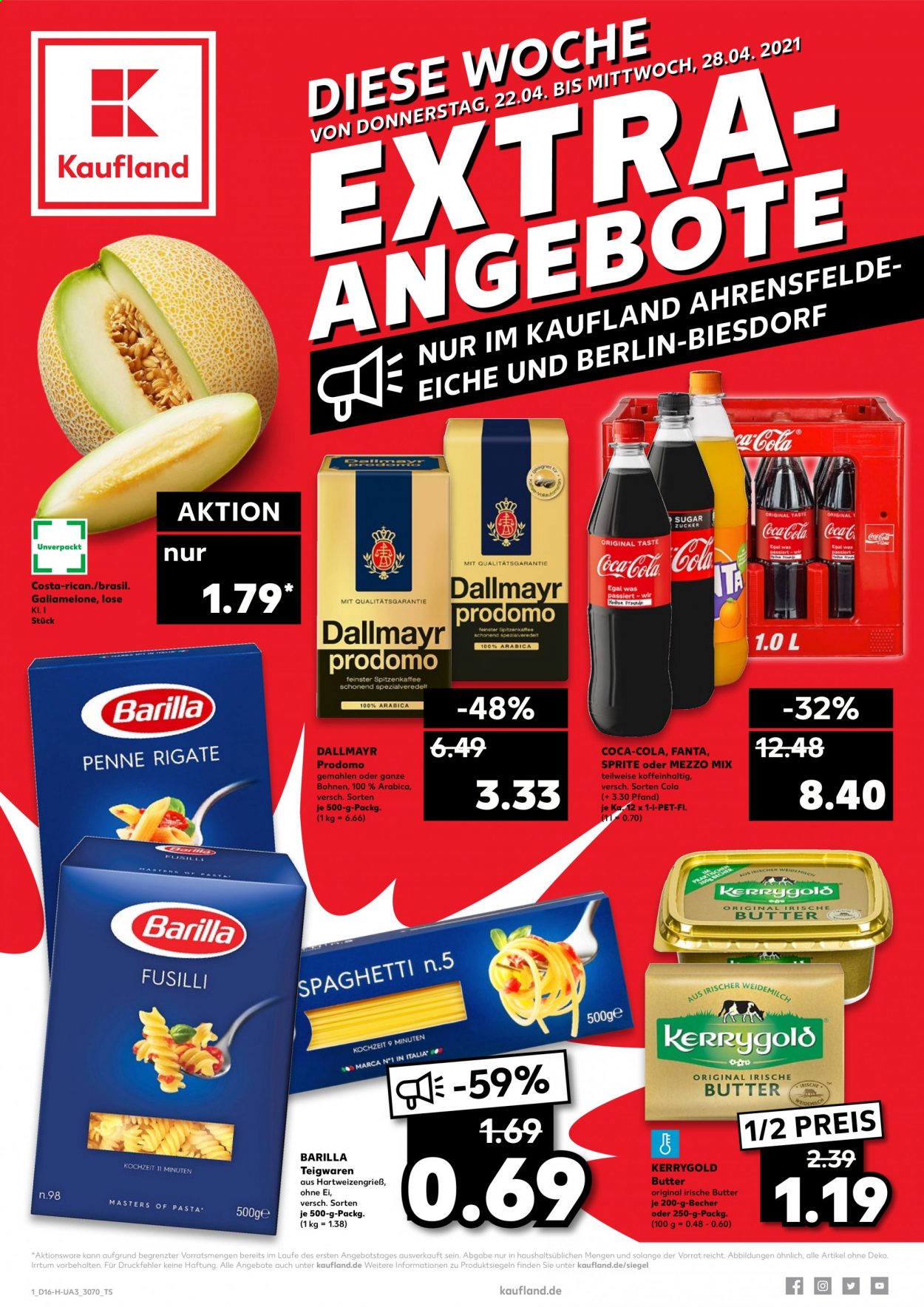 Kaufland Prospekte  - 22.04.2021 - 28.04.2021. Seite 1