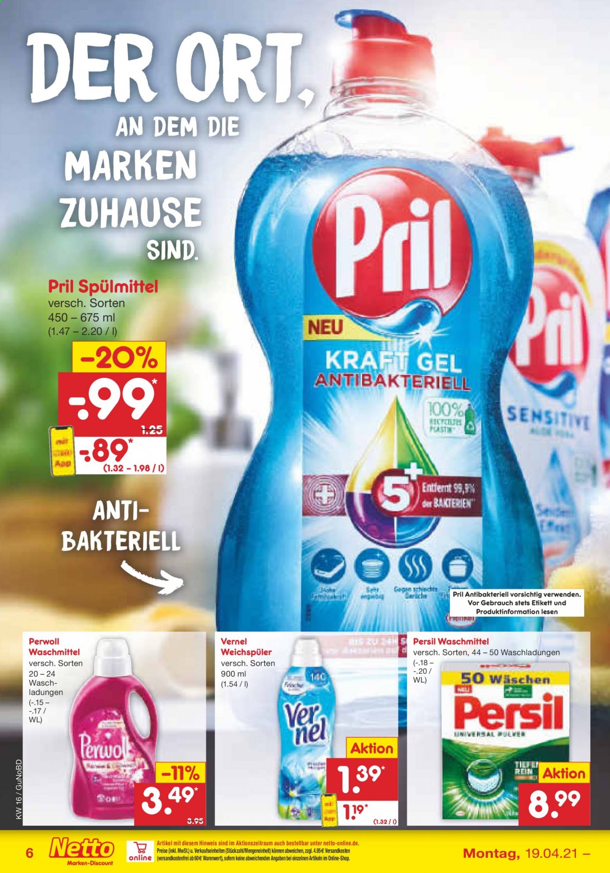 Netto Marken-Discount Prospekte  - 19.04.2021 - 24.04.2021. Seite 8