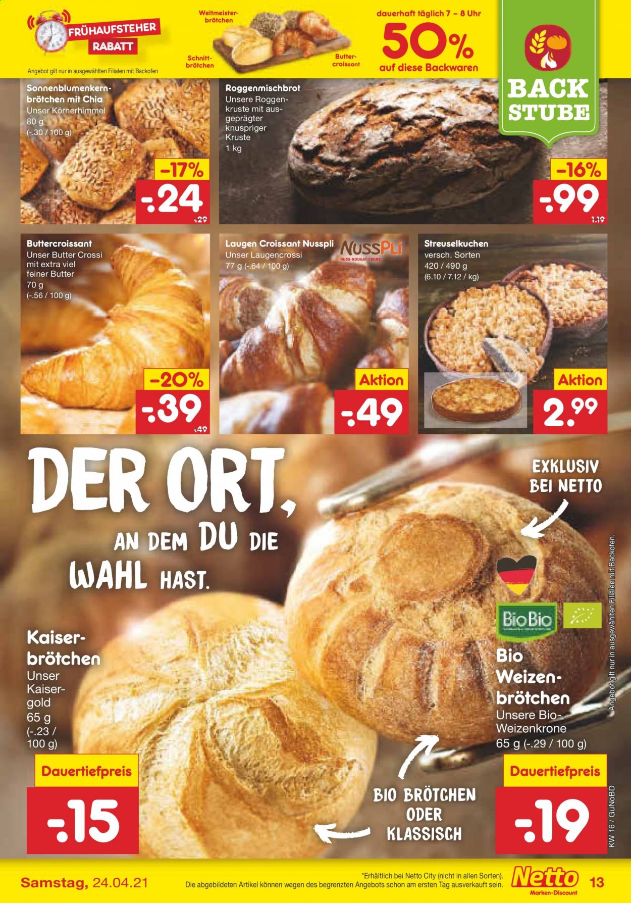 Netto Marken-Discount Prospekte  - 19.04.2021 - 24.04.2021. Seite 15