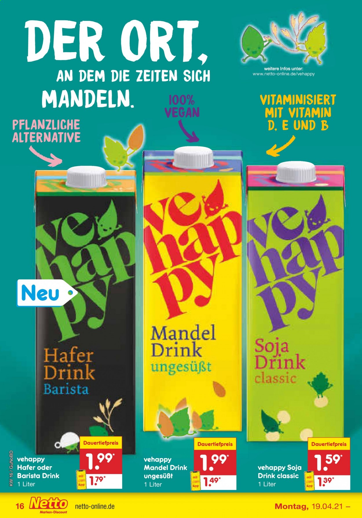Netto Marken-Discount Prospekte  - 19.04.2021 - 24.04.2021. Seite 18