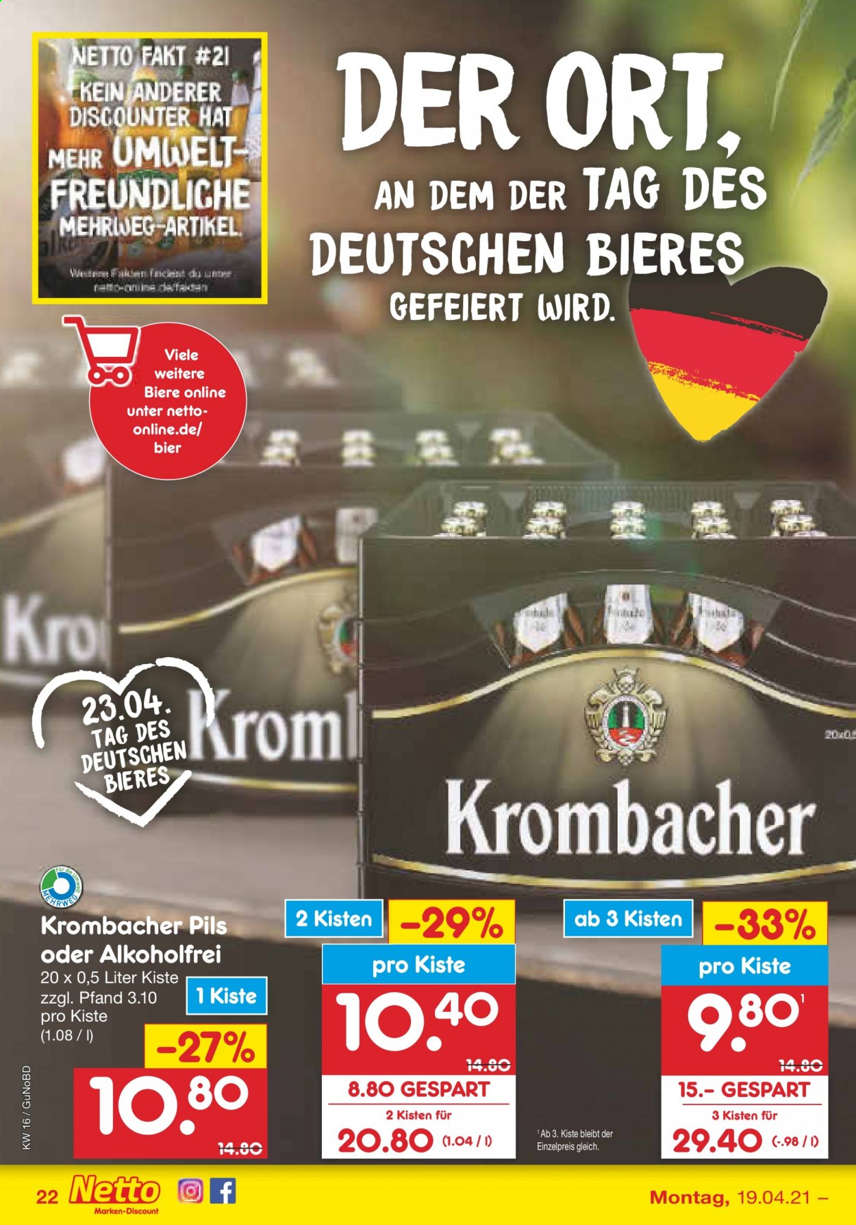 Netto Marken-Discount Prospekte  - 19.04.2021 - 24.04.2021. Seite 24