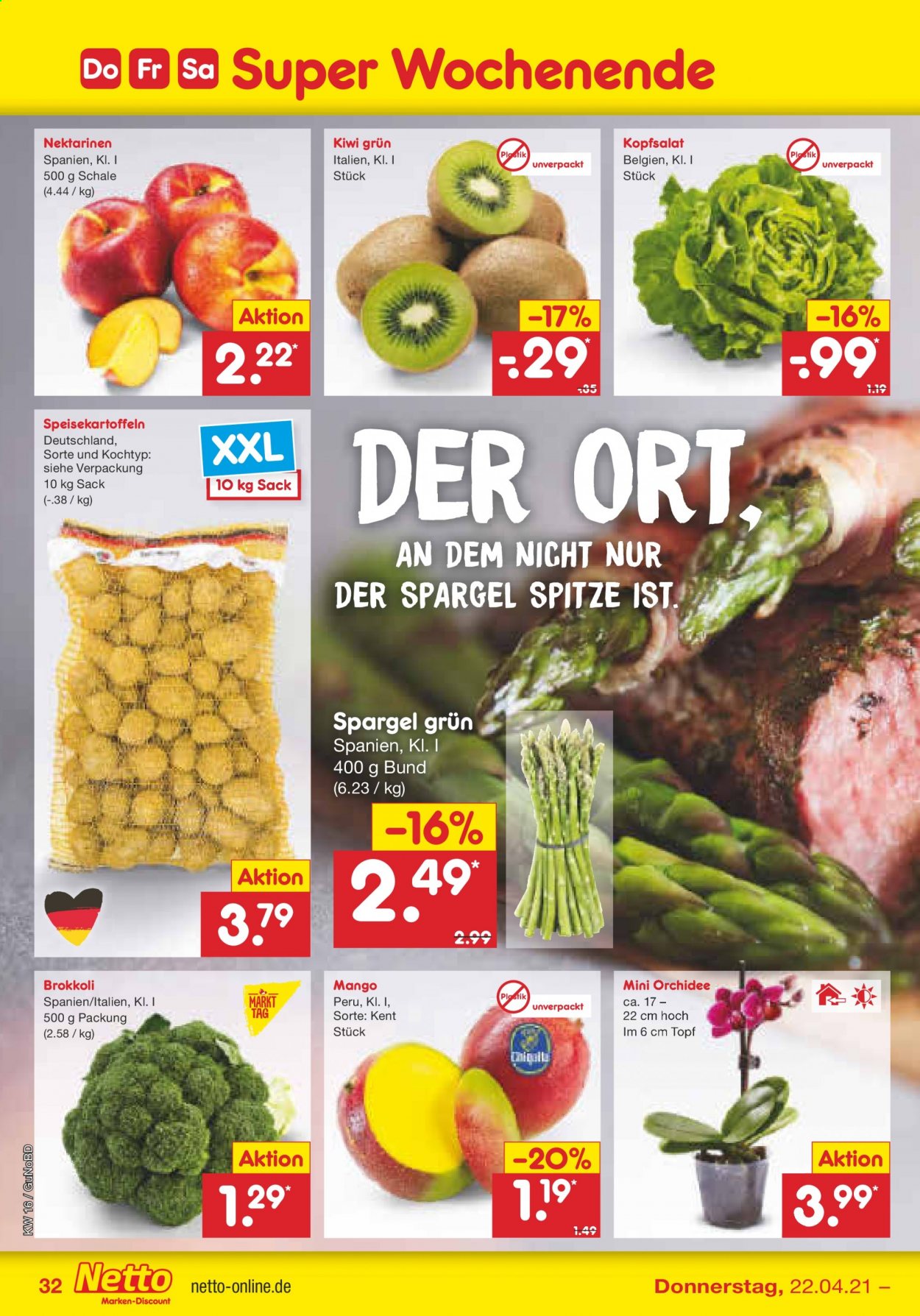 Netto Marken-Discount Prospekte  - 19.04.2021 - 24.04.2021. Seite 34