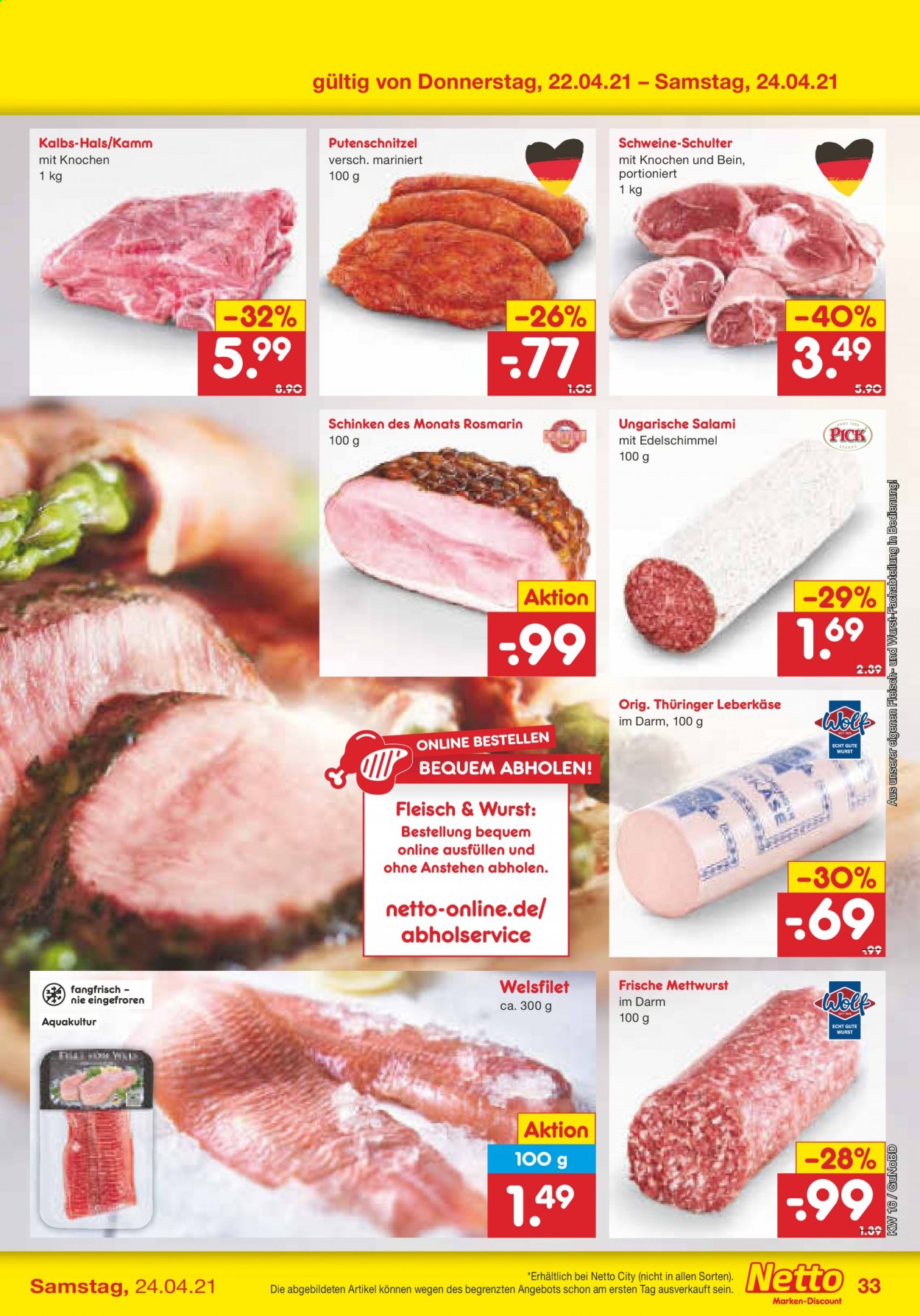 Netto Marken-Discount Prospekte  - 19.04.2021 - 24.04.2021. Seite 35