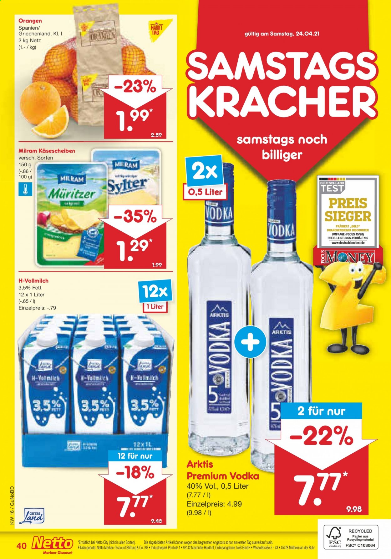Netto Marken-Discount Prospekte  - 19.04.2021 - 24.04.2021. Seite 42