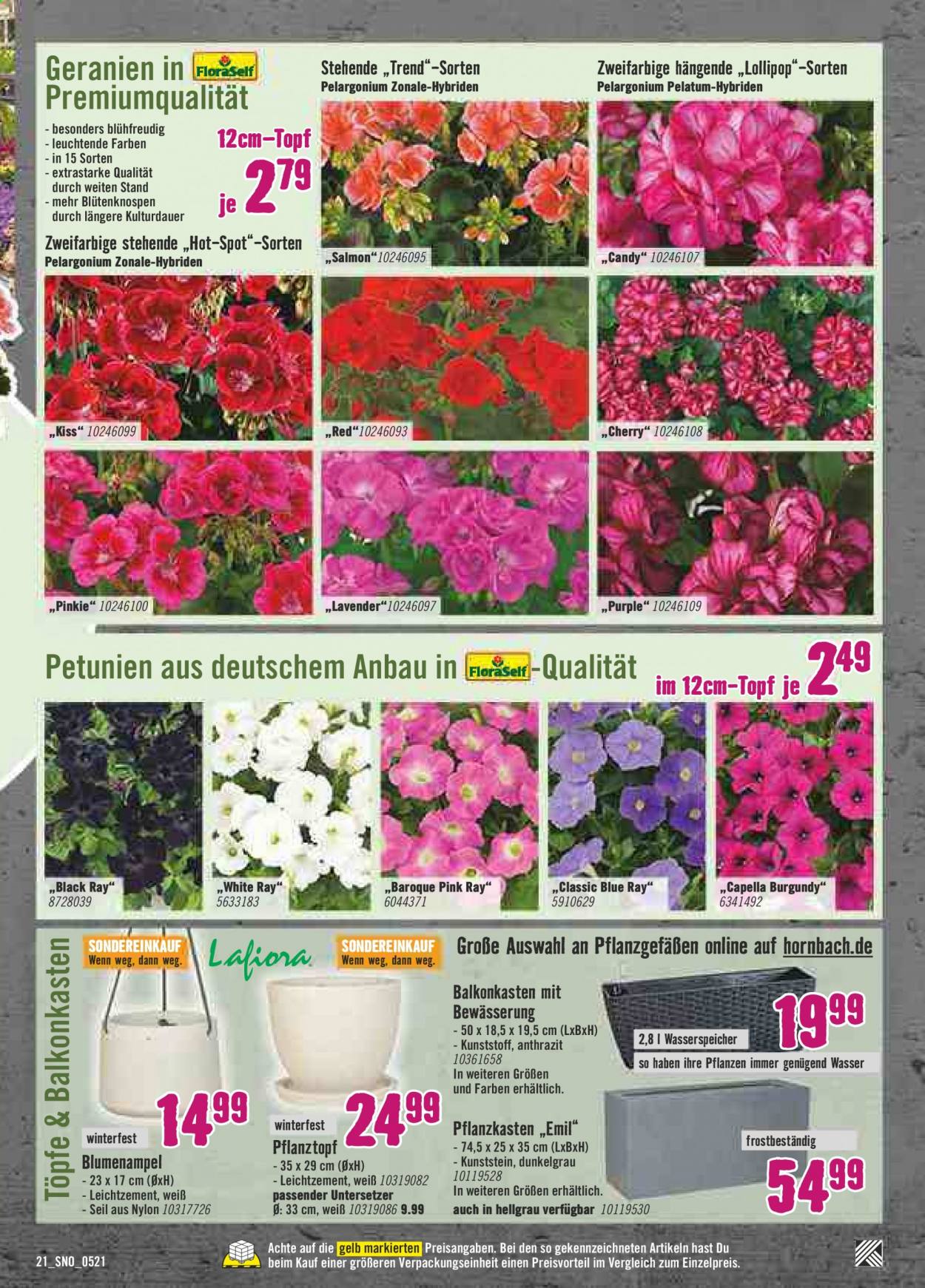 Hornbach Prospekte  - 1.05.2021 - 31.05.2021. Seite 21