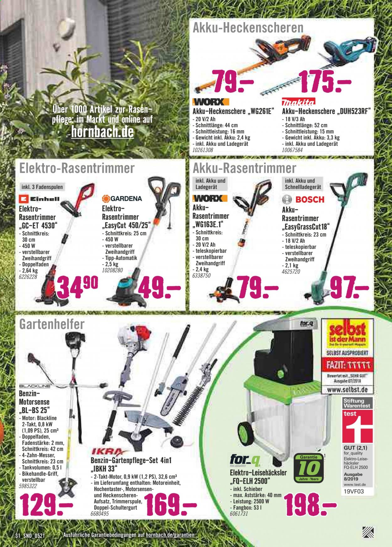 Hornbach Prospekte  - 1.05.2021 - 31.05.2021. Seite 31
